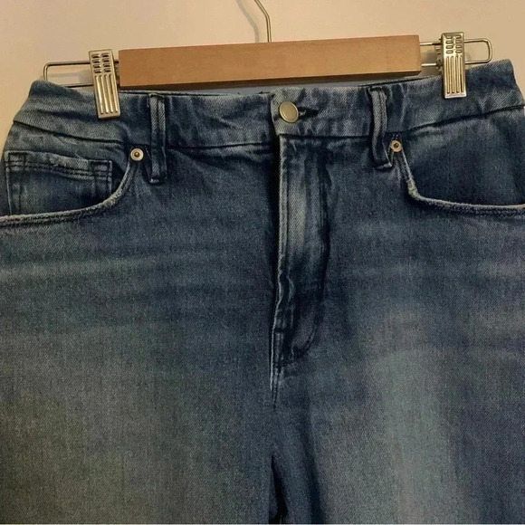 Good American Good Icon Cropped Jeans In Indigo260, Womens Size 4 - Picture 4 of 9